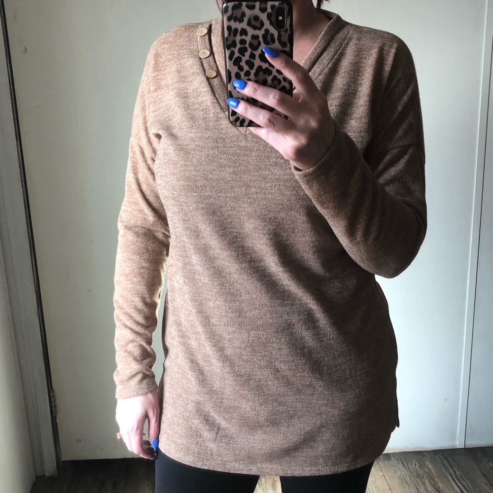 First Love Criss Cross Neck Top